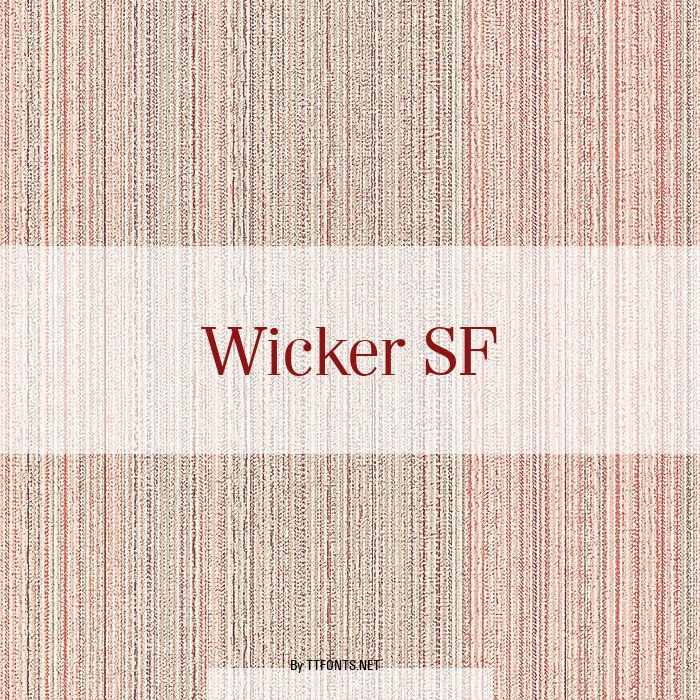 Wicker SF example